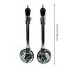 2 Pieces Drum Leg with Caster Bass Mobile Hardware for Drummers, Percussionists, Stage,