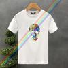 New High Quality Luxury Brand Y2k Skeleton Printing Clothing T-Shirt Harajuku 100% Cotton For Men's O-Neck Short Sleeve Top Tees