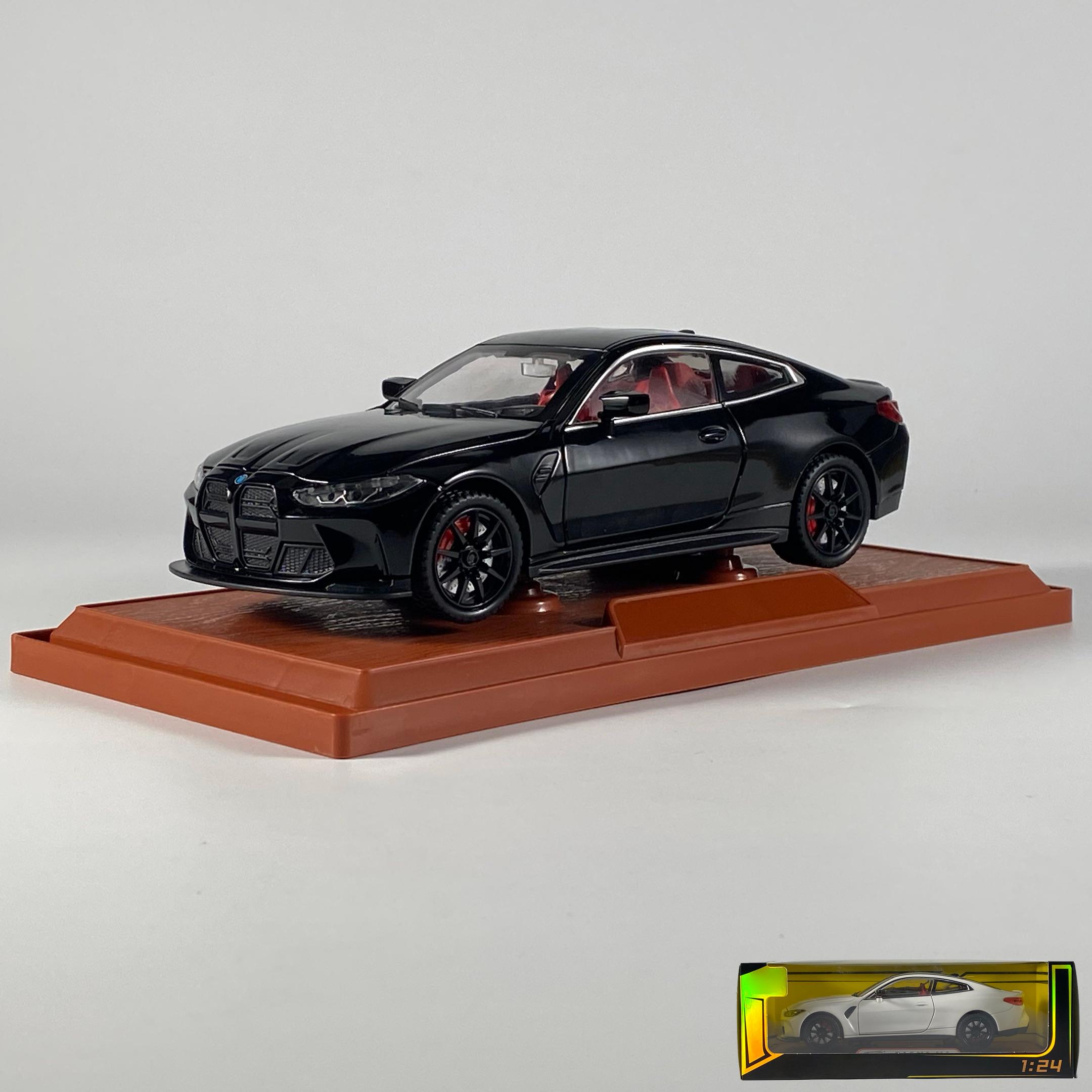 

1:24 BMW M4 Високопродуктивне Спортивне Купе Литий Металевий Модель Автомобіля Домашній Тренд Іграшка Прикраси Орнамент Колекційні Предмети Святкові Подарунки