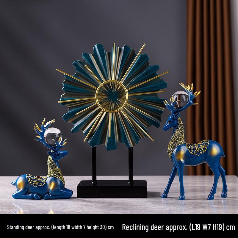 Creative Deer Ornament for Home Decor - Perfect for Living Room, Wine Cabinet, TV Stand, or Entryway Display