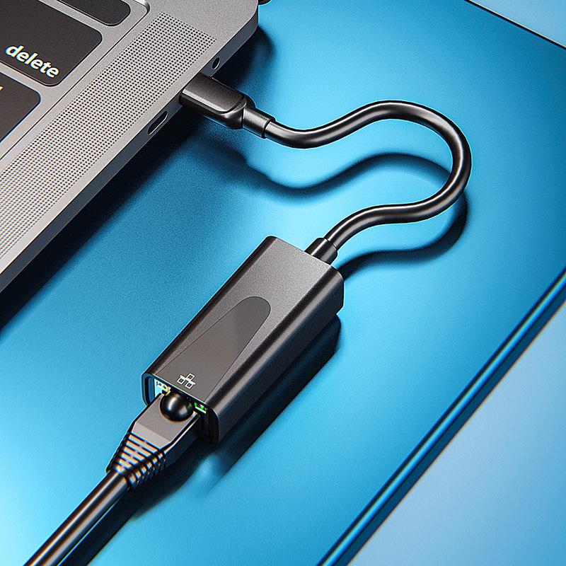 USB Network Adapter for Huawei, Apple Laptops, Desktops, RJ45, Nintendo, 100M/1000M