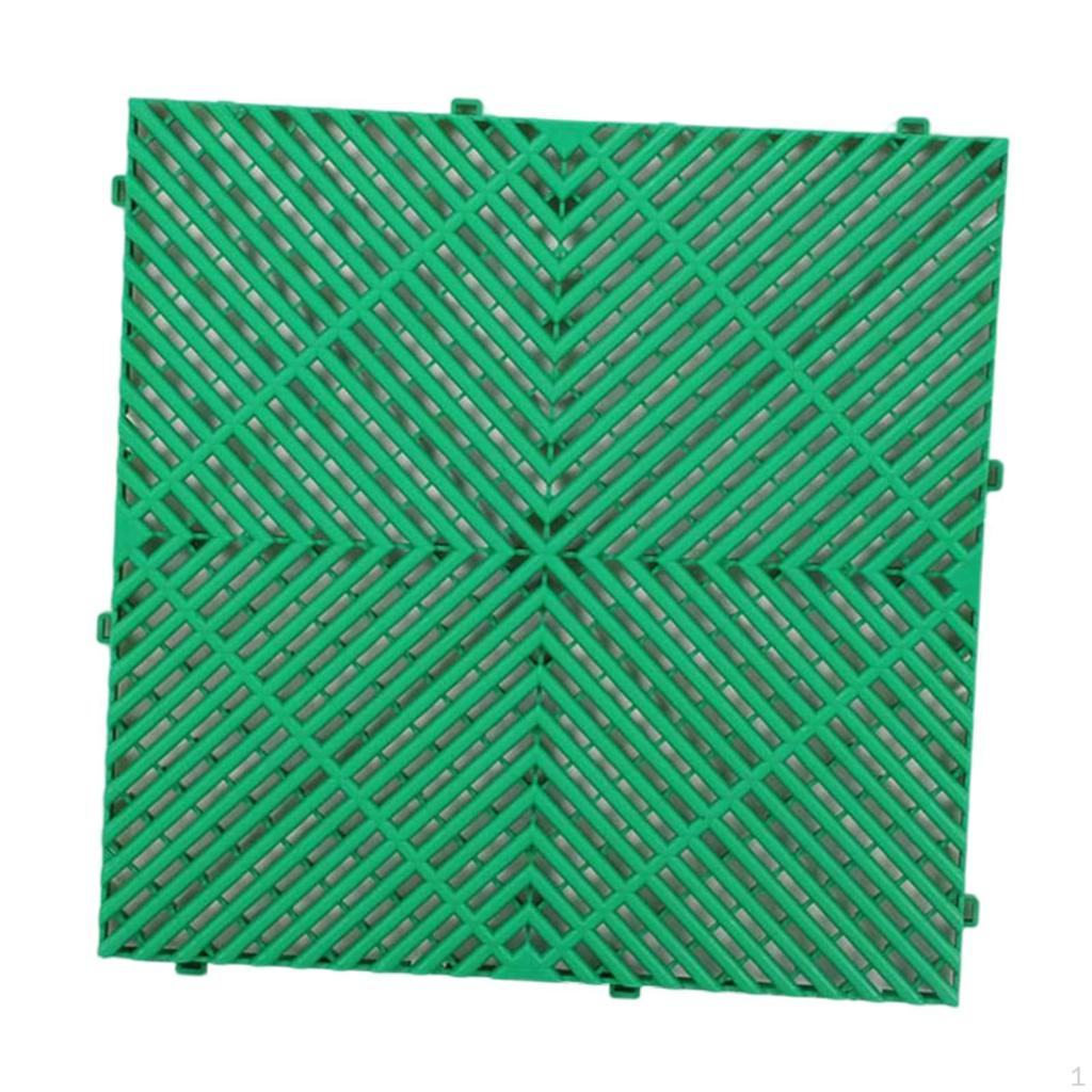Floor Tile Interlocking Drainage Mat Modular Cushion Indoor Outdoor Shock Absorbing Nonslip PP
