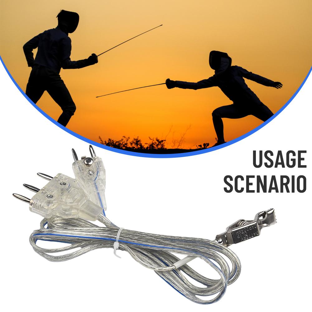 Fencing Body Cords Hand Line Hot Sale Plastic+stainless Steel Sporting Goods