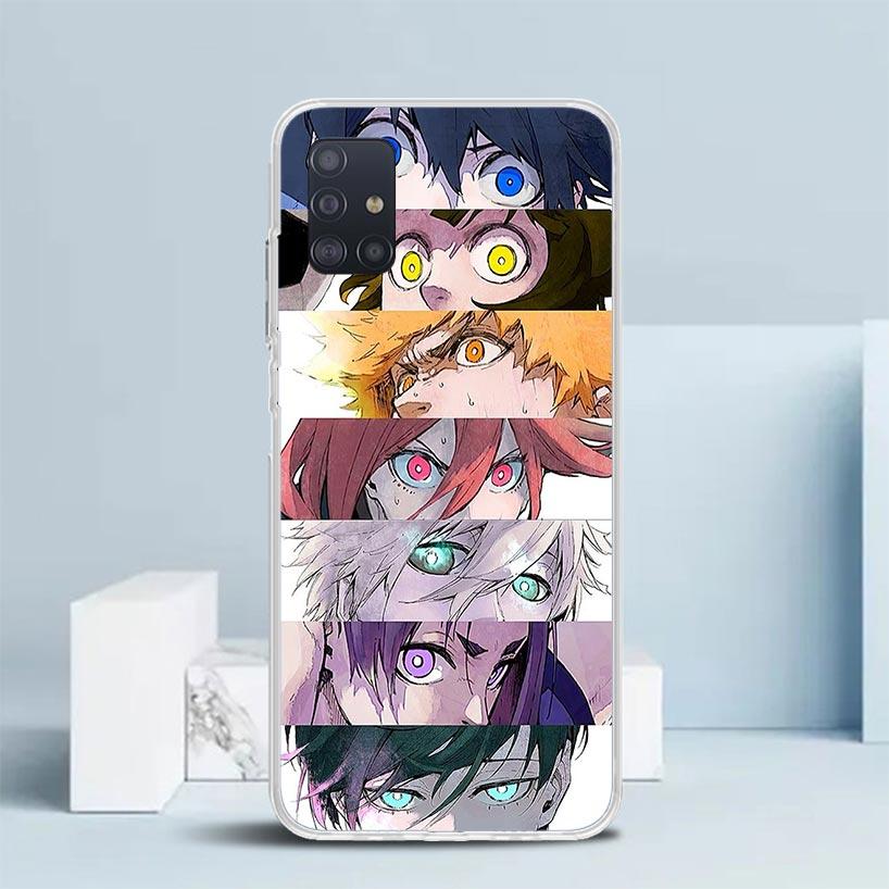Blue Lock Isagi Yoichi Phone Case For Samsung Galaxy A52 A32 A22 A12 A51 A50S A30S A10S Note 20 Ultra 10 S10 Plus A31 A20 A71 A7