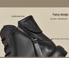 2025 Autumn Vintage Leather Women's Martin Boots with Dual Zippers - Korean Style, Flat Bottom Casual Shoes