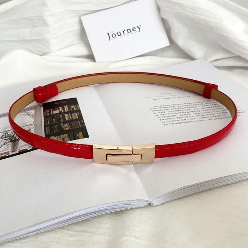 Adjustable Elegant Dress Belt For Women In Smooth Pu Ideal For Styling Versatile