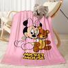 Minnie Mouse Floral Fantasy Blanket Soft & Cozy Suitable for Bed Livingroom Couch Four Seasons Universal Warmthful Decor