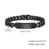 Heren RVS Cubaanse Schakel Retro Punk Armband BR-2796
