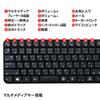 Sanwa Supply Wireless Keyboard with Mouse, Black, SKB-WL25SETBK