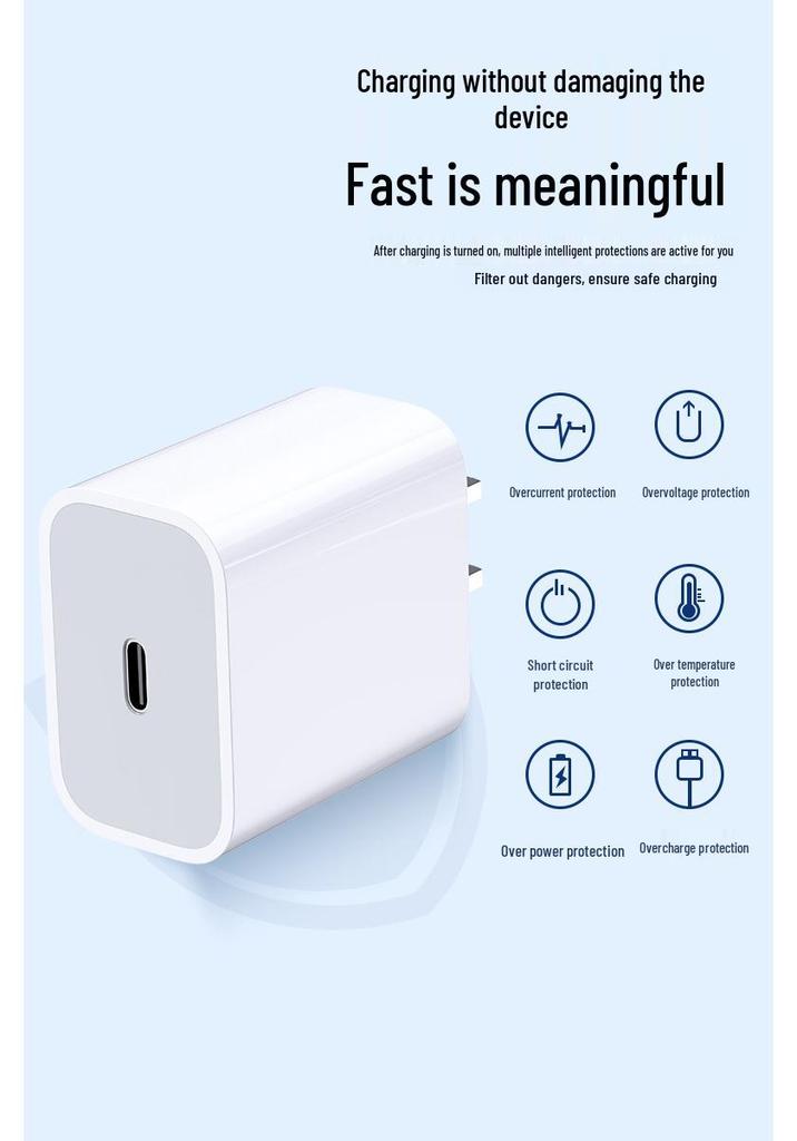 30W PD Fast Charger for Apple iPhone 16/16 Pro/16 Pro Max
