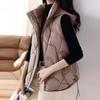 Down Cotton Vest Women's Autumn and Winter New Loose Fashion Foreign Style Versatile Niche Warm Vest Cotton Jacket