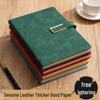 A5 Soft Leather Business Notebook with Custom Logo and Buckle, Enhanced Edition, in Gift Box