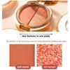 Two Tone Eyeshadow Super Fire Pumpkin Earth Matte Golden Glitter Mashed Potato Eyeshadow