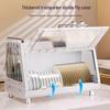 Kitchen Dish Drying and Storage Rack