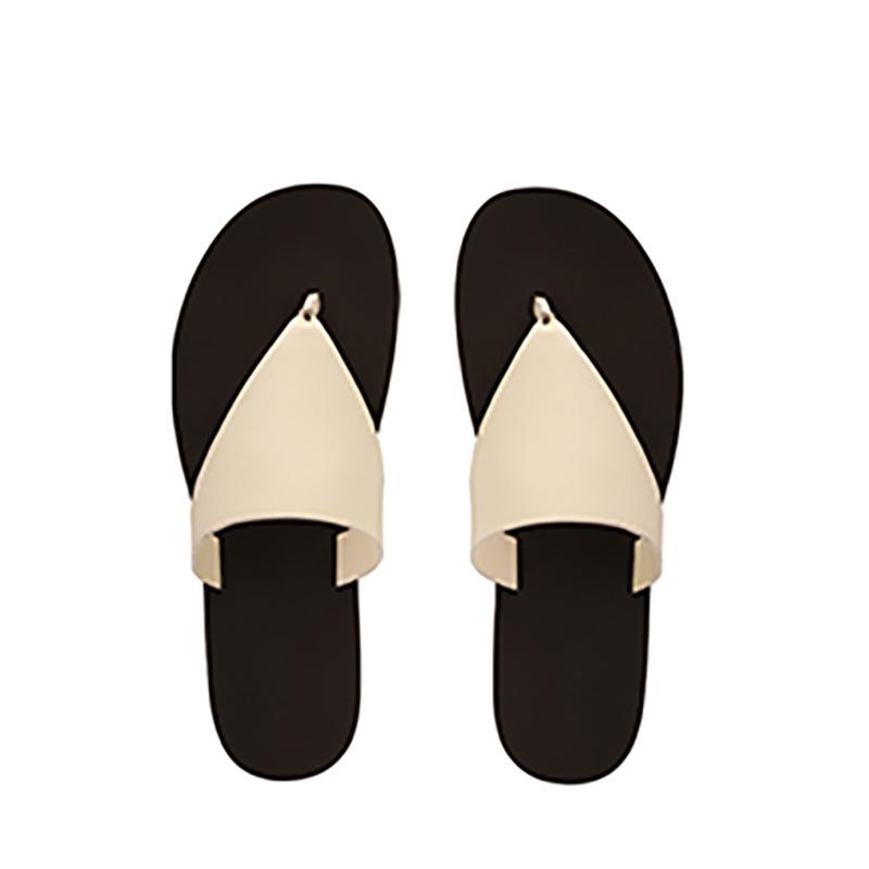 Grape Mother Studiolee New Fashionable Versatile Sexy Soft Leather Simple Triangular Toe Flat Slippers, Women