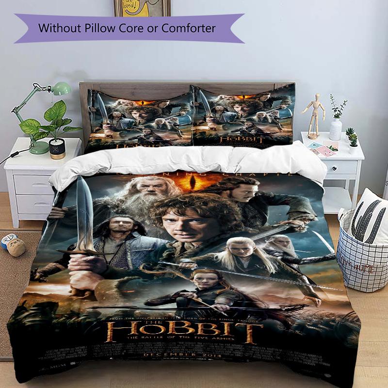 Journey Through Middleearth Print 3Pcs Bedding Setduvet Cover With 2 Bedropillowcase Home Birthday Gift