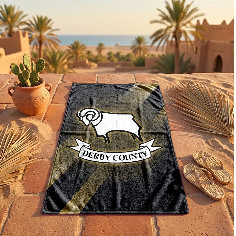 Derby County Thema Strandtuch Weich Schnell?Trockenes Handtuch für den Sommerstrandurlaub beim Schwimmen