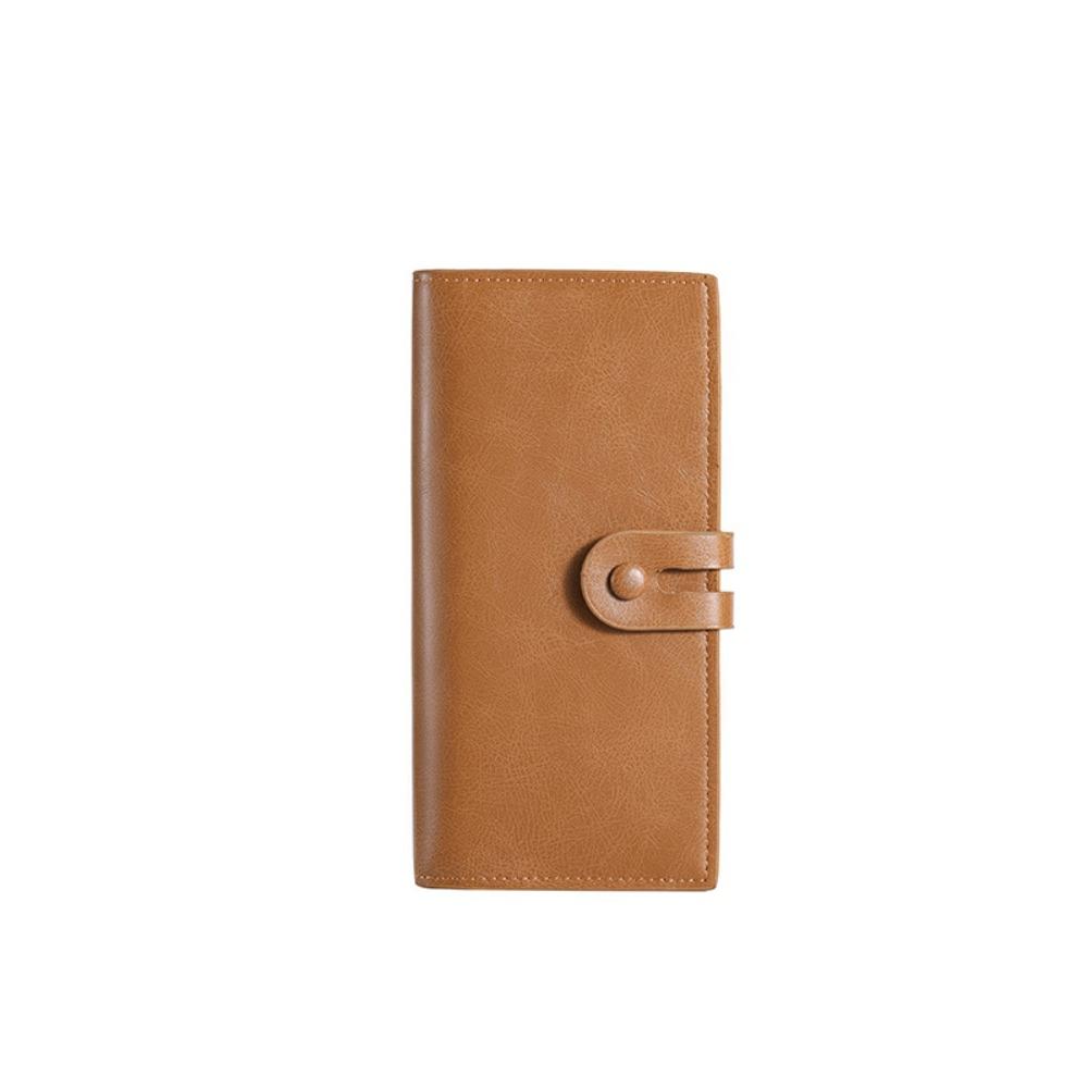 

Minimalist PU Leather Men s Wallet Black Coffee Long Style Multiple Pockets High Capacity Retro Coin Purse Men Women