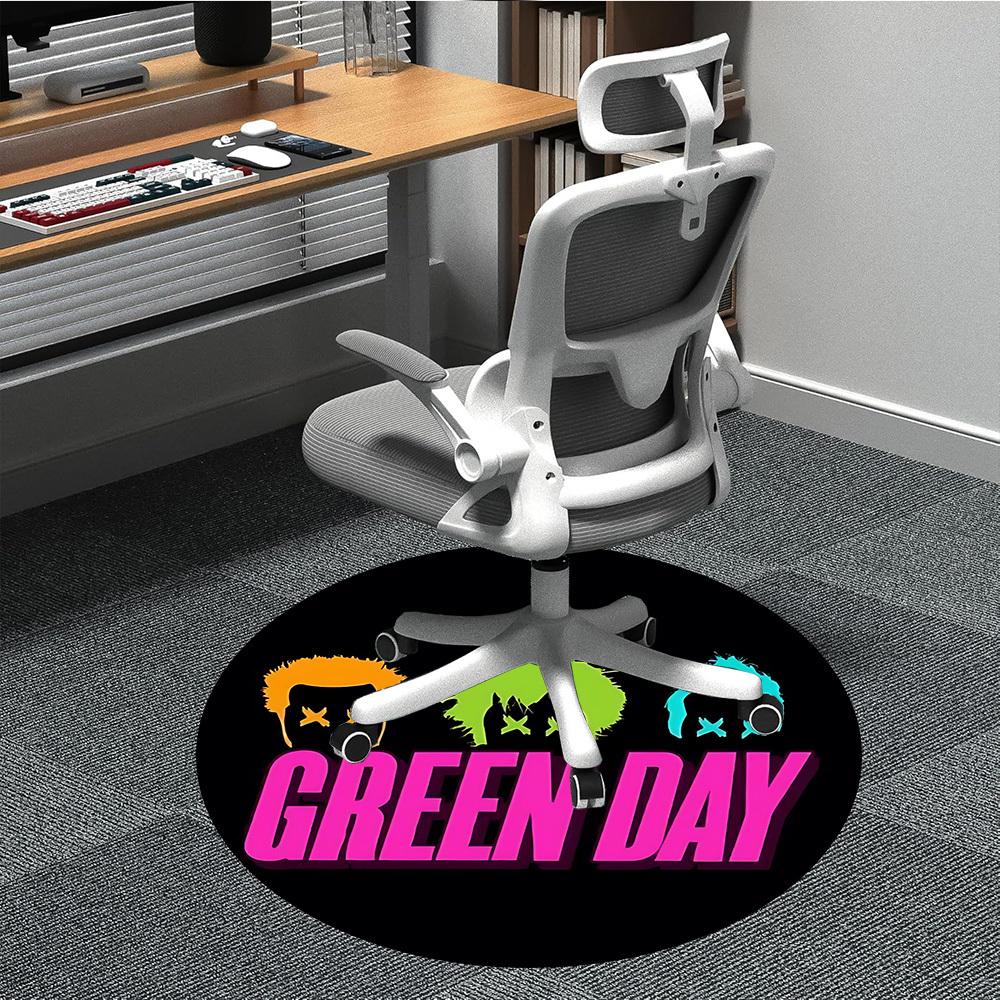 

1pc GREEN DAYChair Carpet for Office, Non-slip, Soft and Durable Office Rug for Interior Decoration, Perfect for Office yy250925135 80cm by 80cm