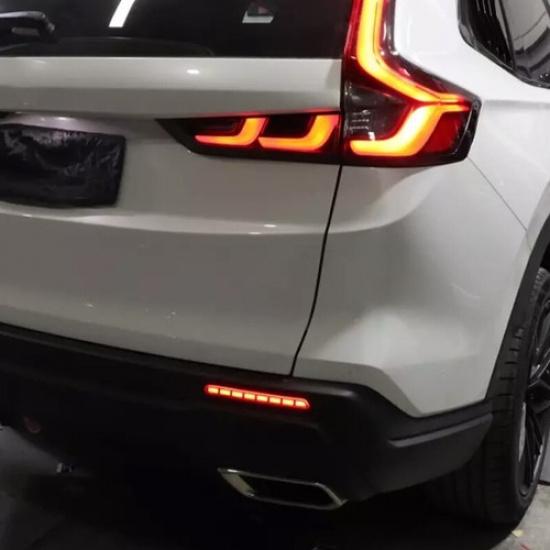 For Honda CRV CR-V -2024 Smoked LED Rear Fog Light Tail Bumper Light Sets