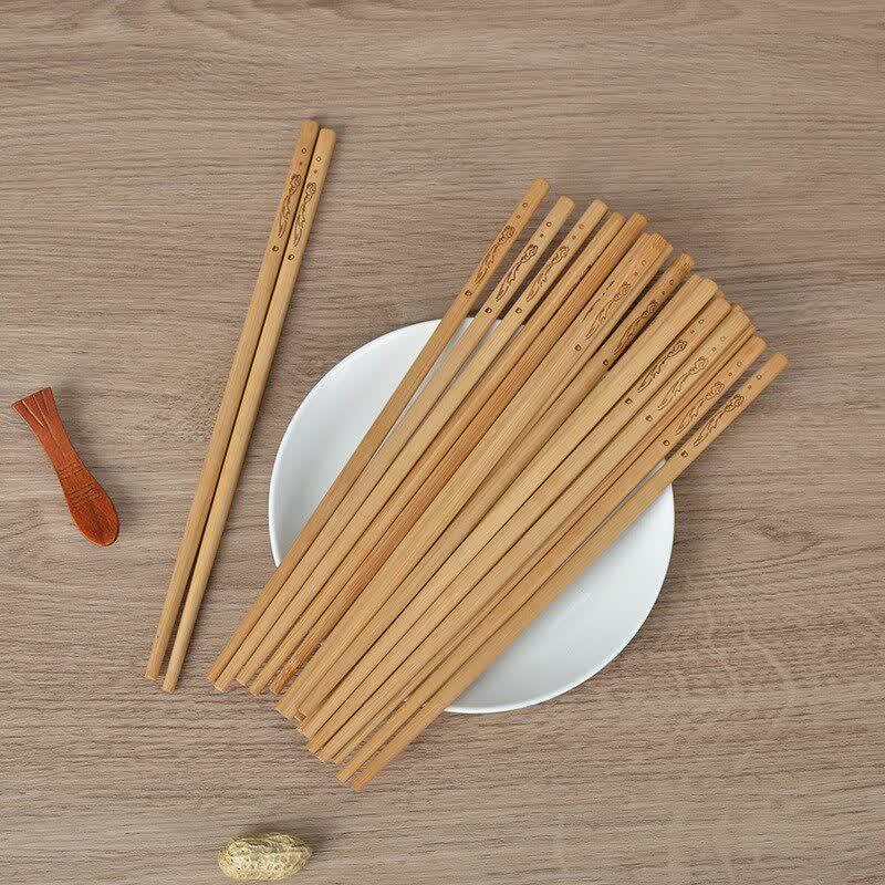 Qiwei Traditional Carbonized Nan Bamboo Chopsticks
