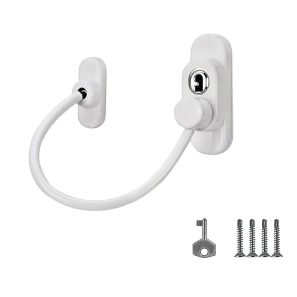 

Ключевой Детский Защитный Тросик Замок Ограничитель Дверь Окно белый