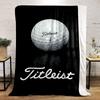 Golf Ball Titleist Print Blanket Bedroom Blanket for Livingroom Couch Lunch Break Soft Cozy Throw for Friend's Festival Gift