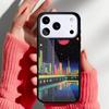City Pop Art At Night Phone Case for iPhone 17 16 15 14 13 Pro Max Back Cover for 12 11 Pro Coque