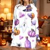 Women's Casual Long Sleeve Halloween Print Hoodie Pullover Top