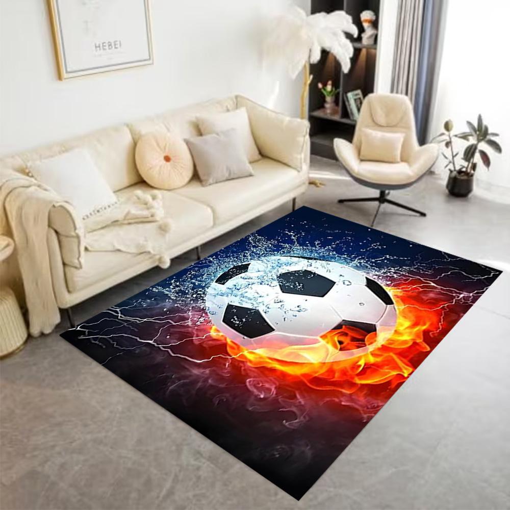 1pc Soccer Ball rug home carpet design for office decor gift living room bedroom