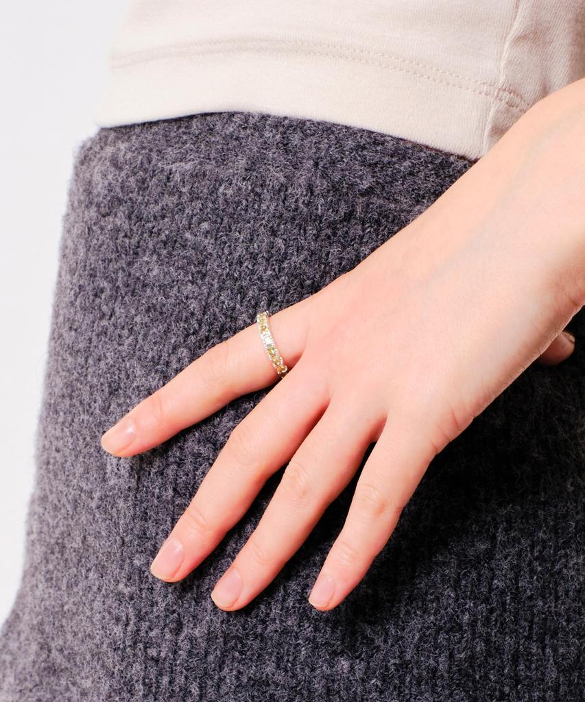 Smgt 3Mm Eternity Tennis Ring [Yellow]