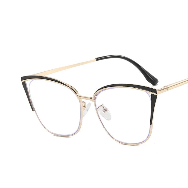 New Fashion Women Glasses Frame Vintage Cat Eye Frame Blue Light Blocking Eyeglasses Glasses Eyeglasses Frame For Women