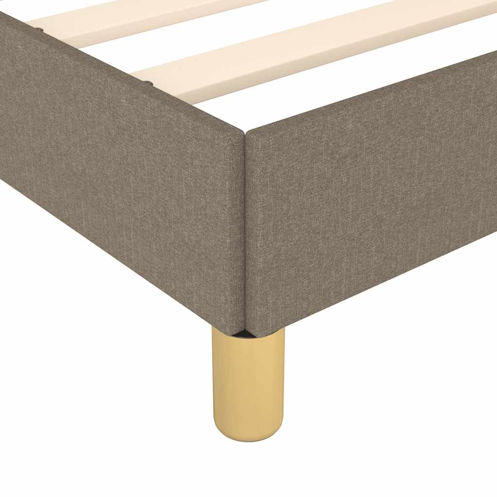 Vidaxl Rama Łóżka Bez Materaca, Taupe, 160X200 Cm, Obita Tkaniną