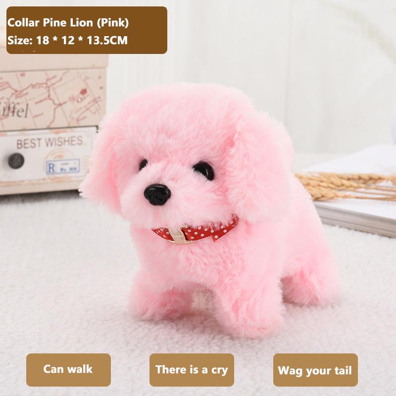 1 Piece Can Walking And Call Electric Robot Pet Doll Dog Realistic Plush Simulation Smart Dog Children Toy Christmas Gift