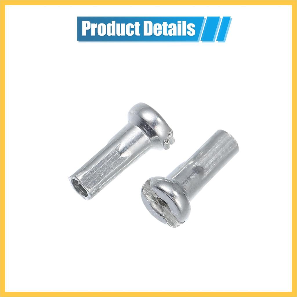 BULLSPANN Spokes Bicycle Galvanized Steel Spokes 14G J Bend with