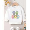 European Sizes Cute Animal Print Design, Soft And Comfortable Thin Round-Neck Sweatshirt for Kids Aged 0-3 Years