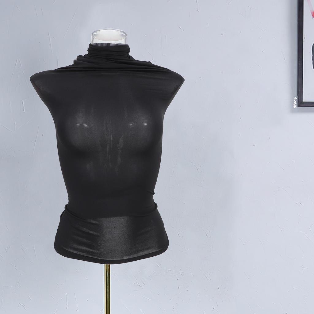 Κάλυμμα Άνω Μέρους Γυναικείου Μανεκέν 1 Τμχ Ύφασμα Κάλυμμα Μοντέλου Ραπτικής DIY Αξεσουάρ Ψεύτικου Μανεκέν για Σχέδιο Ρούχων