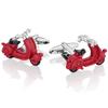 Cufflinks X2 Red Scooter