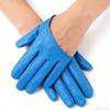Fingerless Half-palm Gloves PU Leather Patent Leather Gloves Personality Five Finger Mittens  Women