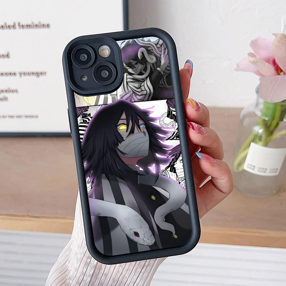 Blade Extinction Obanai Iguro Phone Case for iPhone 17 16 15 14 13 12 11 Air Pro Max Plus Thicken TPU Colorful Cover Pretty