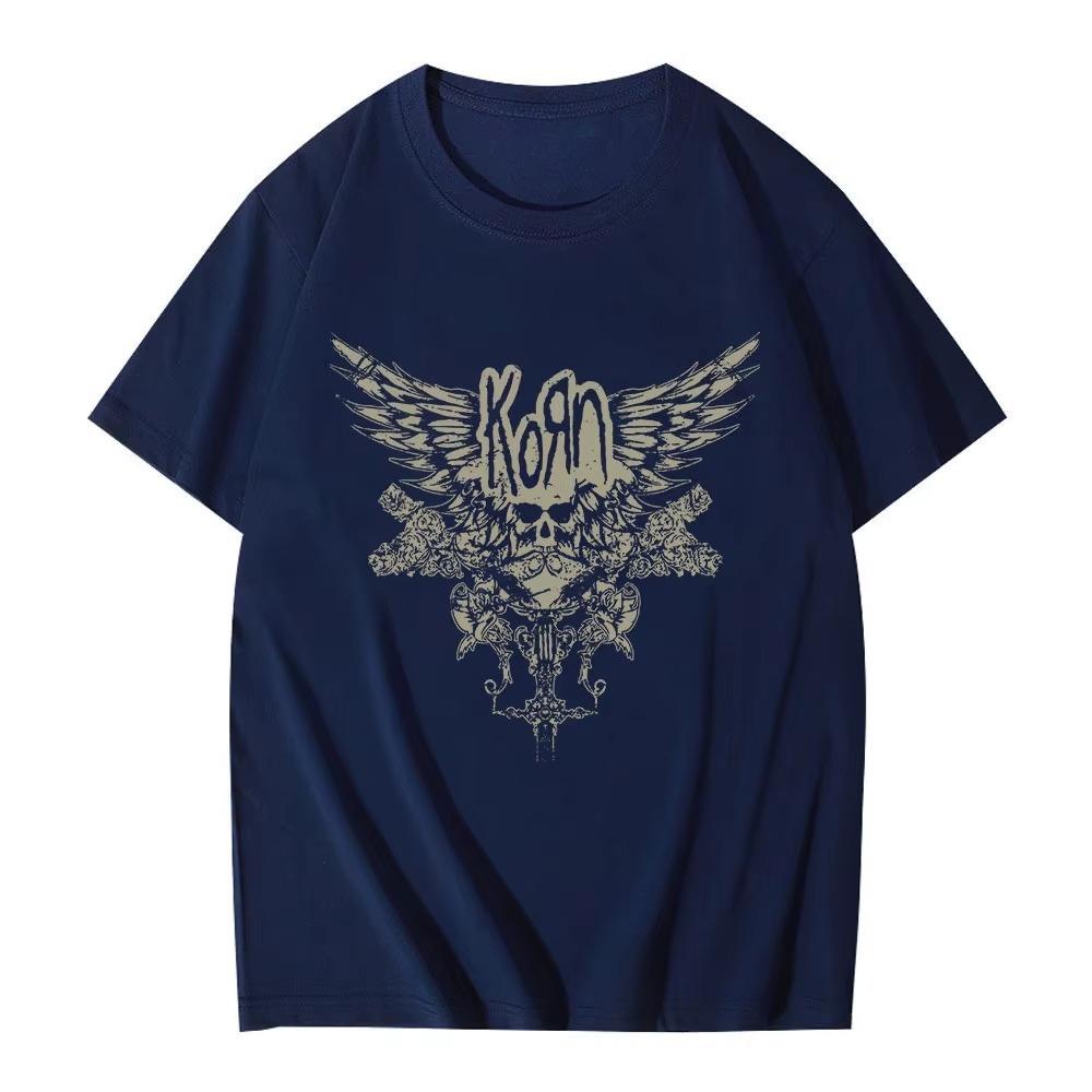 Neues Unisex und Unisex Vielseitiges T-Shirt Muster Gedruckt Sommer Vitalität Voll Kurzarm Street Style Lässige Kleidung Tshirt
