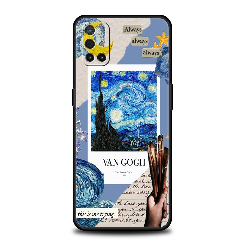 Phone Case For OnePlus 12 11 10 9 Pro 9T 12R 10R 9R 9RT 10T 8T 8 7 6T 7T Nord 2T CE 2 5G N200 N10 Cover Starry sky van gogh art
