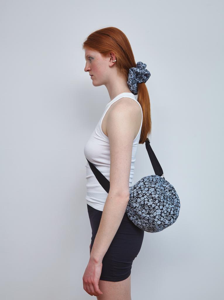 Colocynth Jacquard Pumpkin Bag Ivy Blue