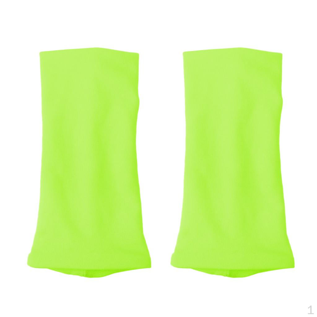 1 пара охлаждающих рукавов для рук, компрессионный рукав, для баскетбола, гольфа, спортивный, бега, дайвинга Fluorescent Green
