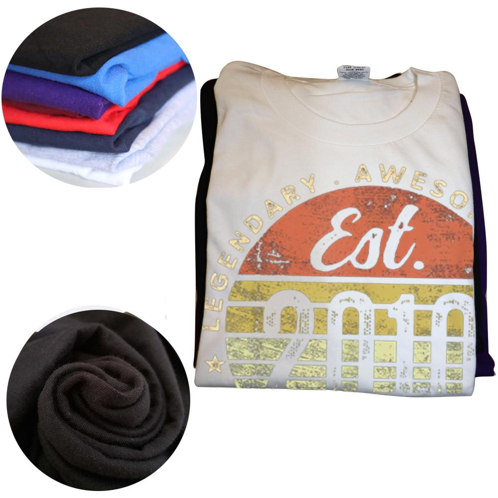 New Men Est 2010 Limited Edition T Shirt Oversize Printed Casual Tee Shirt Casual Short Sleeve Vintage Couples T-Shirt