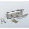 Büro Glastürschloss Badezimmer Edelstahl Griff Türschloss Schlafzimmer Balkon Glastür Lockset Home Security Hardware