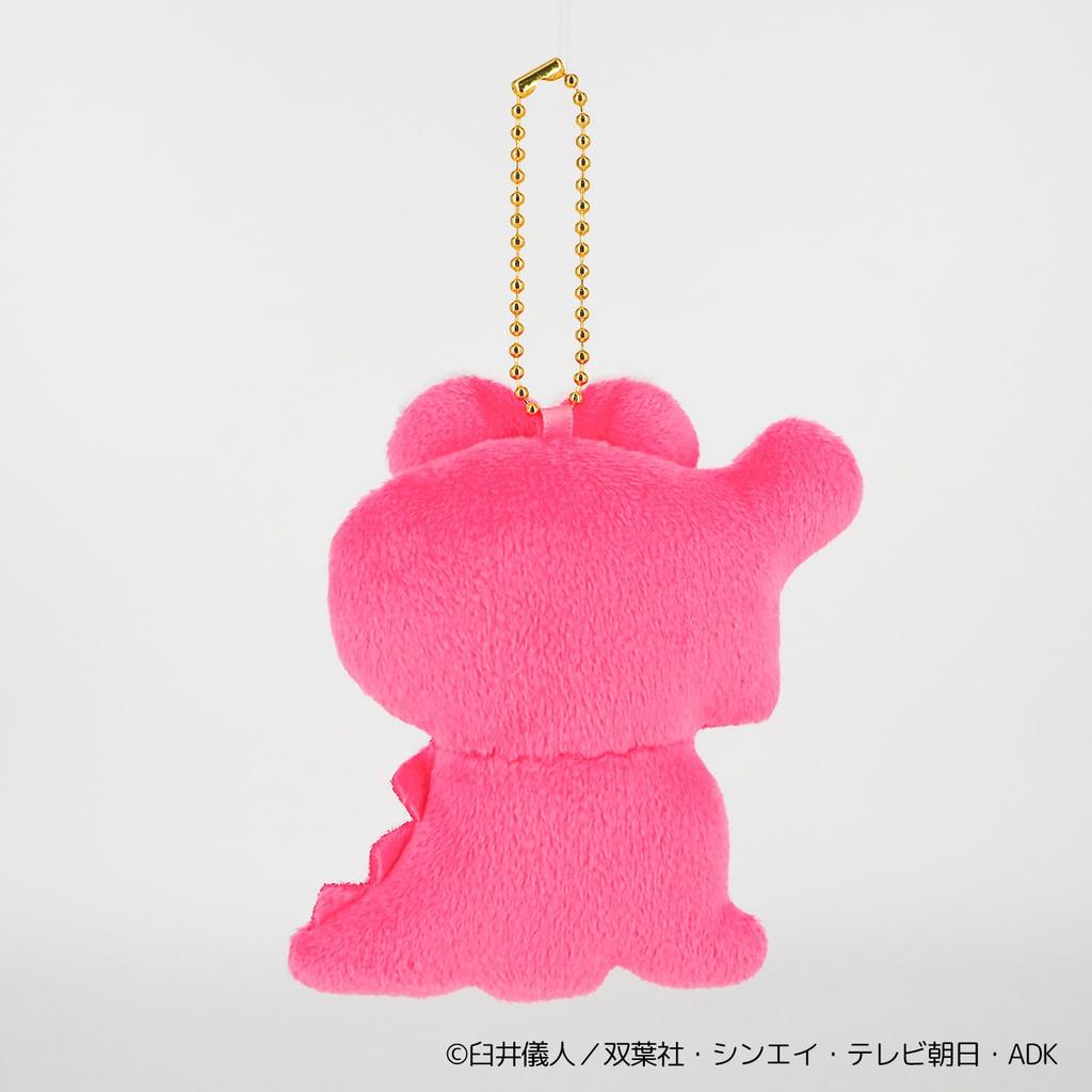 Sanei Boeki Crayon Shin-chan Flat Mascot, Crocodile Yama-san, W9 x D3.5 x H10cm Plush Toy