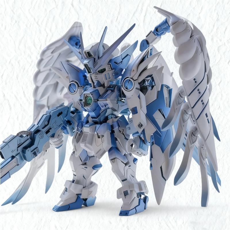 

Новый набор для сборки модели MGSD Glacier Blue Gradient Wing Assembly Model Kit Фигурки Игрушки С водяными декалями Подставка для дисплея Настольный коллекционный предмет