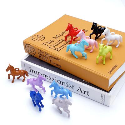 Acrylic Animal Horse Riding Keychain Accessory Supplies