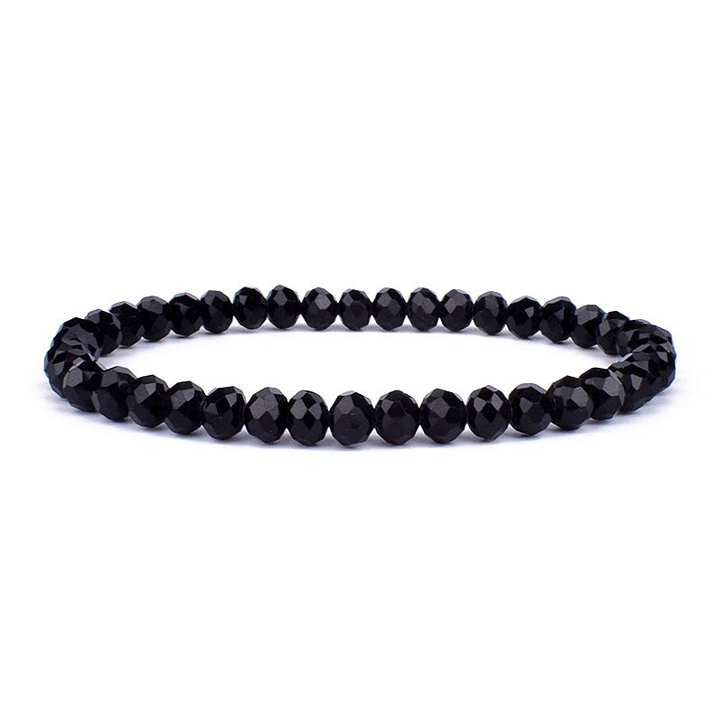 Mini Geslepen Kristal Armband Dames Luxe Kralen Dames Armband Mode 6/8mm 41kleur Kristallen Kralen Armband Vriendschap Sieraden